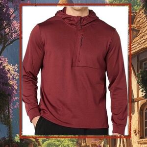 🏃🏽‍♂️🆕 🏃🏽‍♂️Amazon Essentials Men's Long-Sleeve Burgundy Fleece Sweatshirt 2X